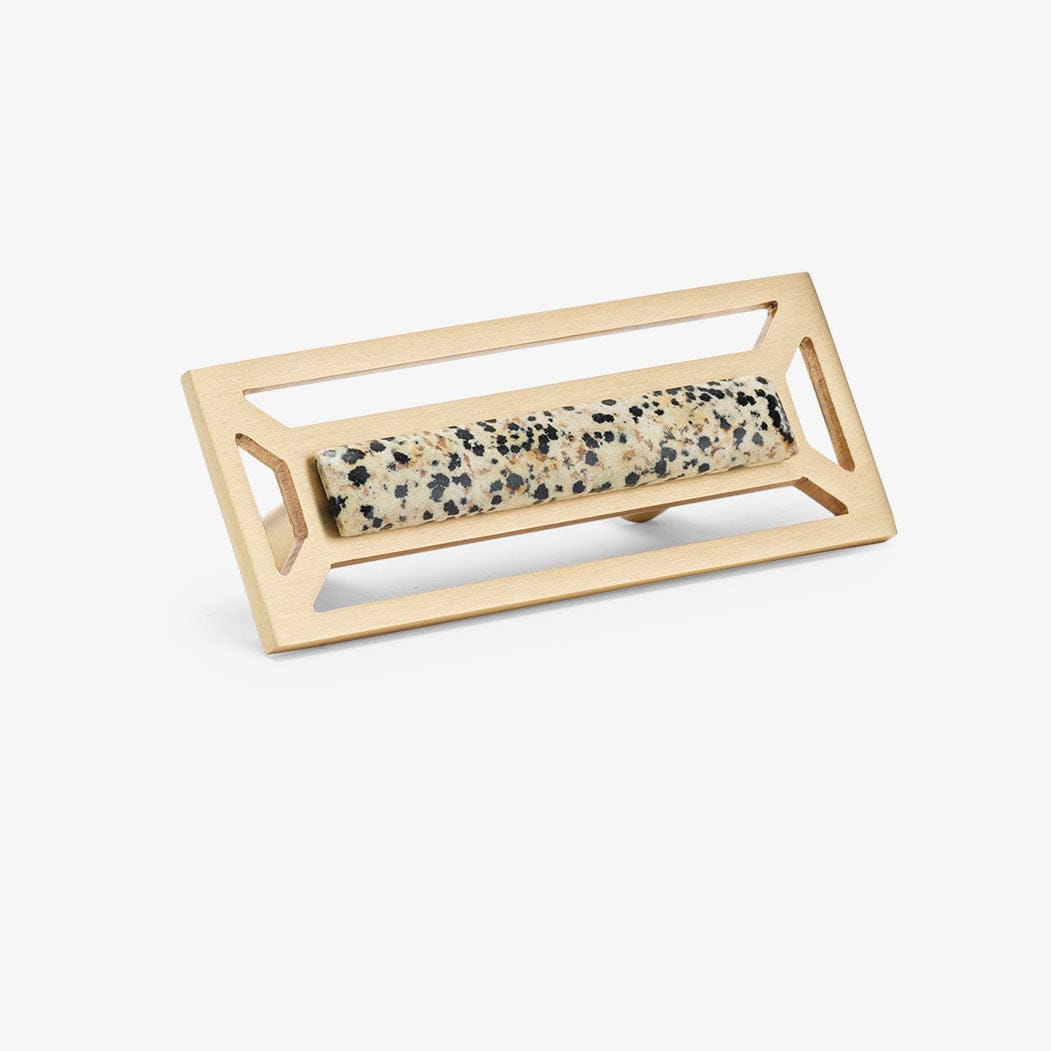 Modern Matter New McCoy 4" Custom Pull - Satin Brass Matte Pull