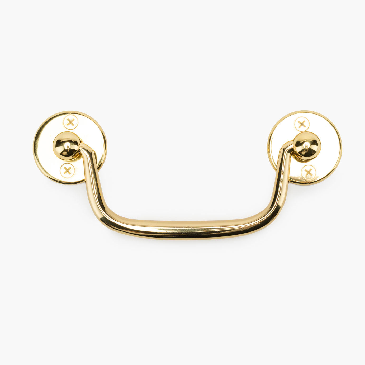 Pixie Bail Pull - Brass with 5 Finishes - Classic Pulls In Stock