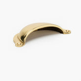 Modern Matter Pixie Bin Pull (3" c-c) - Brass with 5 Finishes - Classic Hardware In Stock Pull