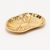 Victoria Etched Dish in Polished Brass