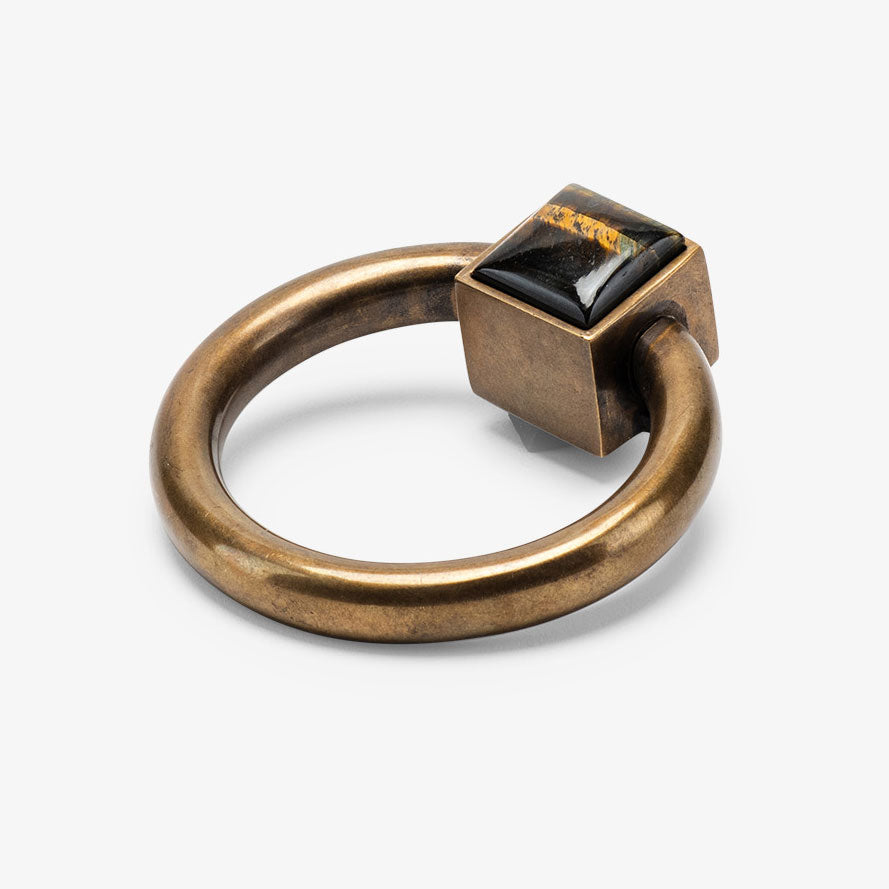 Porter Ring Custom Pull - Burnished Brass – Modern Matter