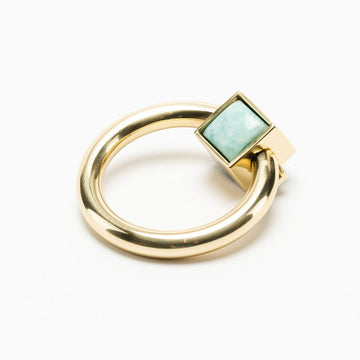 Porter Ring Custom Pull - Polished Brass