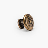 Modern Matter Valencia Rosette 1.25" Knob - Polished Brass, Polished Nickel, Burnished Brass, Oil Rubbed Bronze Knob