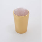 Modern Matter New Sands 0.90" Custom Knob - Gemstone Hardware in Polished Brass - In Stock Knob